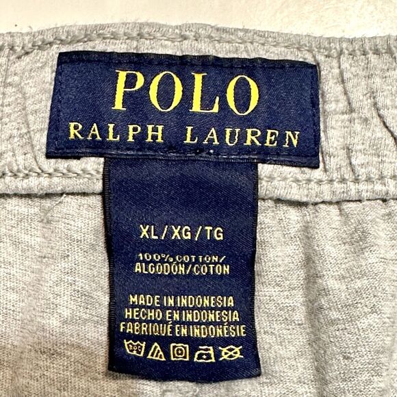 Polo Ralph Lauren Pants Mens Size XL Gray Lounge Sleep Pants Pockets Pajama - Picture 12 of 13